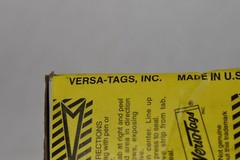 Versa Tags Key Tags – Dealership Key Tags w/ Plastic Laminate Seal (250 Per Box)