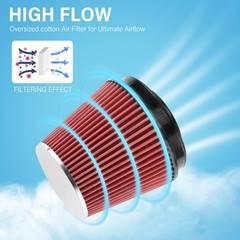 Cold Air Tube with Filters Replacement For Dodge Challenger 08 09 10
