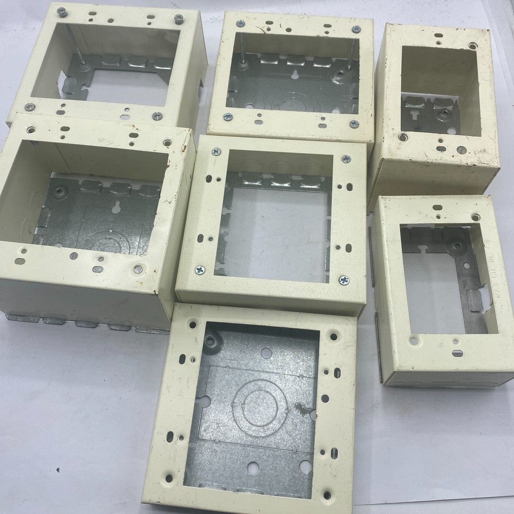ENCLOSURE 22.3 CU IN, 37.5 CU IN, 5×4, 3×4, 4×4 ASSORTED LOT OF 7 ⭐