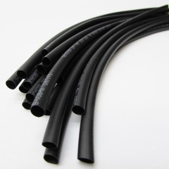 5/32″ ID Black Heat Shrink Tube 2:1 ratio wrap (6×9″ = 4 ft) inch/feet/to 4mm