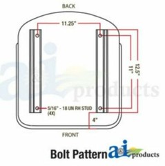 Seat 87019259 fits Ford New Holland L865 LS140 Ls150 Ls160 Ls170 Ls180 Ls190