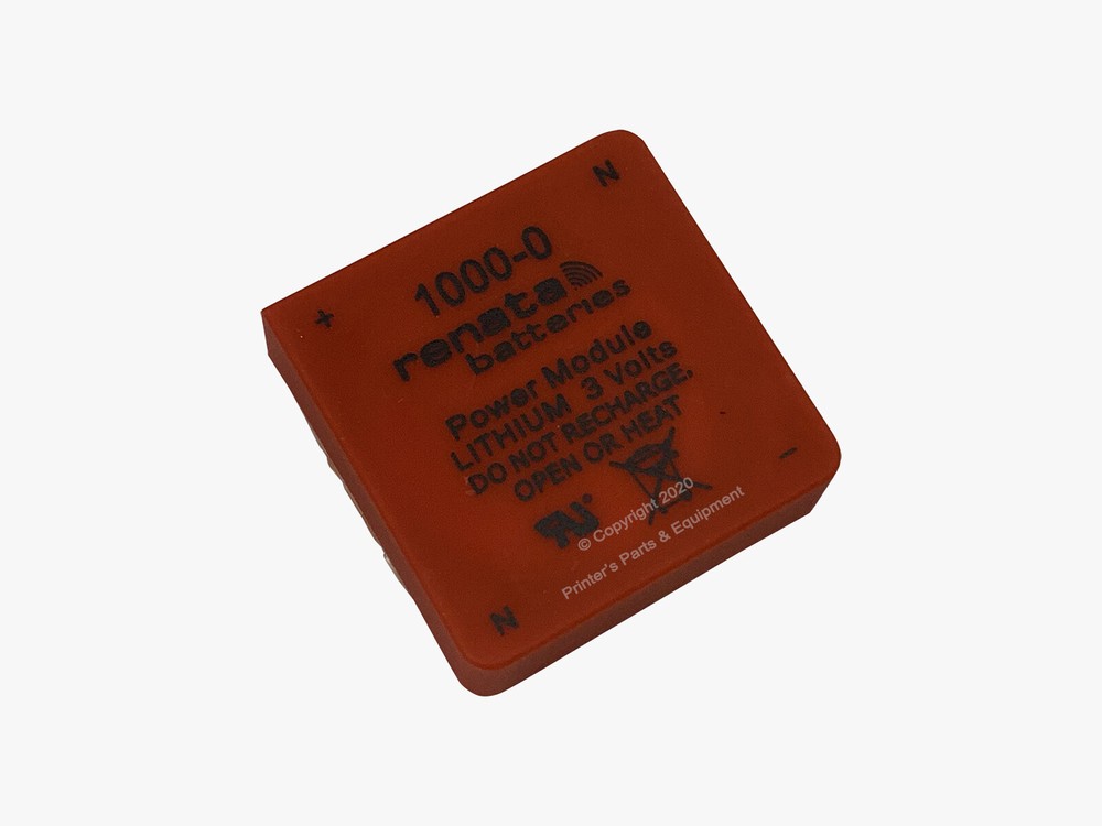 Renata Battery Lithium 3V for Heidelberg 1000-0 Boards Module Electrical