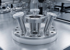 MDC / ANCORP 6″ CF Multi-Port Adapter Flange CF100 to 2.75″ & 1.33″ CF UHV