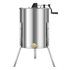 Manual Honey Extractor 4/8 Frame Beekeeping Honeycomb Spinner Stainless Steel