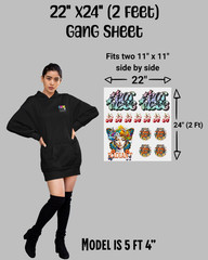 Custom DTF Gang Sheets, DTF Transfers, Direct to Film Prints, Hot Peel 22″ x 24″