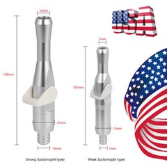 Dental Universal Oral Saliva Ejector Suction Valve Strong Weak Tip Adaptor SE HV