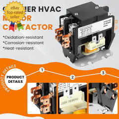 2 Pole Air Conditioner Contactor 40 Amp 220V Coil,Ac Definite Purpose Contactor,