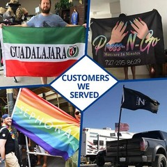 Anley Custom Flag Personalized Flags Banners – Print Your Own Logo Image Text