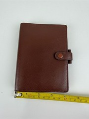 Vintage 90s Filofax Windsor Personal Organizer Real Leather Made in England