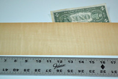 Mild Figured Maple Raw Wood Veneer Sheet 4 x 28 inches 1/42nd 7717-29