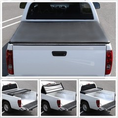 Soft Tri-Fold Tonneau Cover for 2014-2018 Toyota Tundra 6.5ft 78in Bed