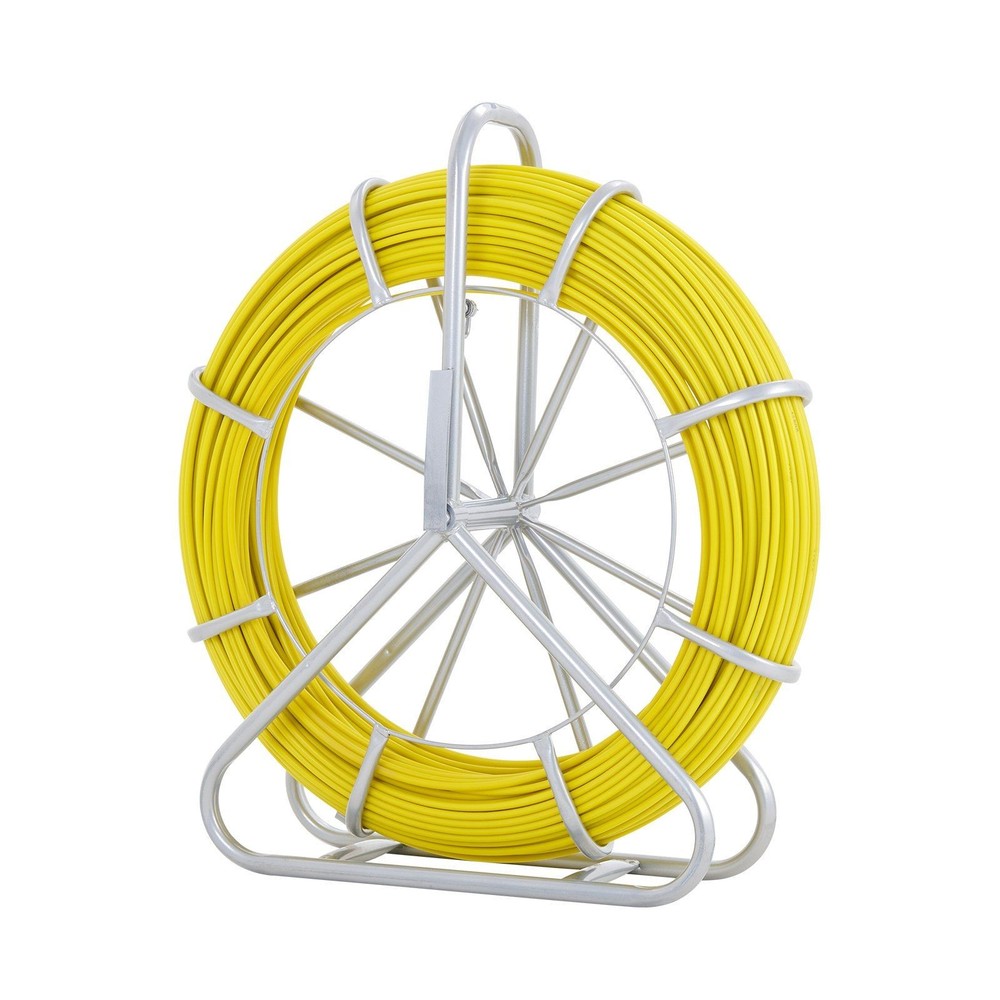 1/4in x 425ft Fiberglass Running Rod, Seamless Duct Cable Installation