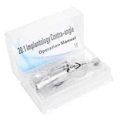 Contra Angulo Reducción Implante Dental 20:1 Pieza de Mano Quirúrgica Empuje
