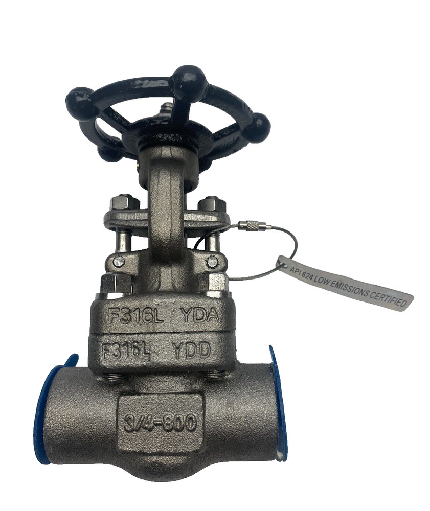 Warren 801-16-T-624 Stainless Steel Gate Valve 3/4″ CL800, F316L