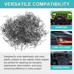 User-Friendly 1000PCS 0.8mm Hot Staples for Quick and Reliable Plastic Repairs