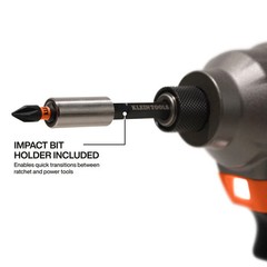 Klein Tools Proflex Micro Ratchet Impact-Rated Bit Set, 20 Pieces