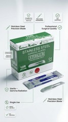 Swann-Morton 10R Surgical Blades 100-pack Stainless Steel Blade 0390 Authentic