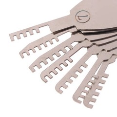 Stainless Steel Comb Lock 9in1 Full Set Repair Comb Tool Bypass Method