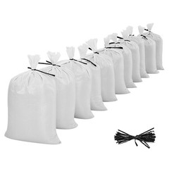 Uimoso 300 Pack Heavy Duty Sandbags 16″ x 26″, 50lb Capacity Sand Bags