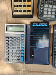 Lot Of 6 Calculators Vintage Retro