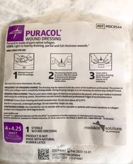 PURACOL Wound Dressing (4″ x 4.25″) Box of 10