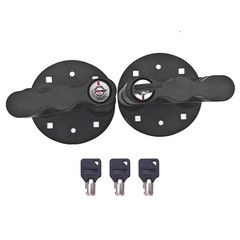 2x For Rotopax Standard Pack Mount Lock RX-LOX-PM RX-PM LOX-PM With Keys