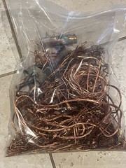 (8+ LBS) 5+ POUNDS OF COPPER AND 3+ LBS OF BRASS – SCRAP FOR MELTING