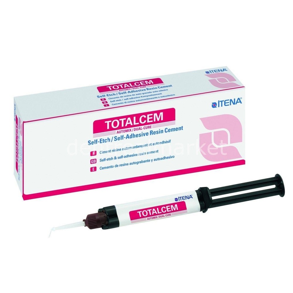 Itena TTLCEM-TR TotalCem Dental Cement Syringe Translucent 8gm