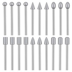 20Pcs 120 Grit Diamond Bits Set, 1/8 Inch Shank, Sturdy Engraving…
