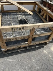 New 6 pieces Natural Slate Tile Roofing Dark Gray Pre Drilled Size 10″ x 16″