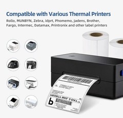 4 Rolls label 4×6 Direct Thermal Shipping 1000 labels Zebra Eltron ZP450 2844