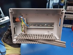 Industrial DIN-Rail Enclosure w/ Pre-wired Power Inlet, Connector Block & Fuse
