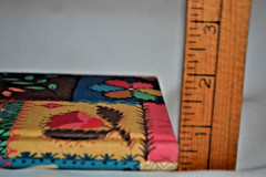 Markings Vintage Fabric Journal Gorgeous Floral Pig Swan Cow Multicolor Design