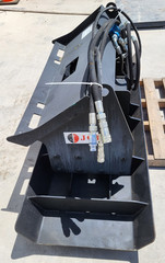 JCT Vibratory Compactor Hydraulic Skid Steer Grader Attachment Bobcat