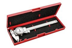 Starrett 3202-6 Dial Caliper; 0-6″ Range with Case