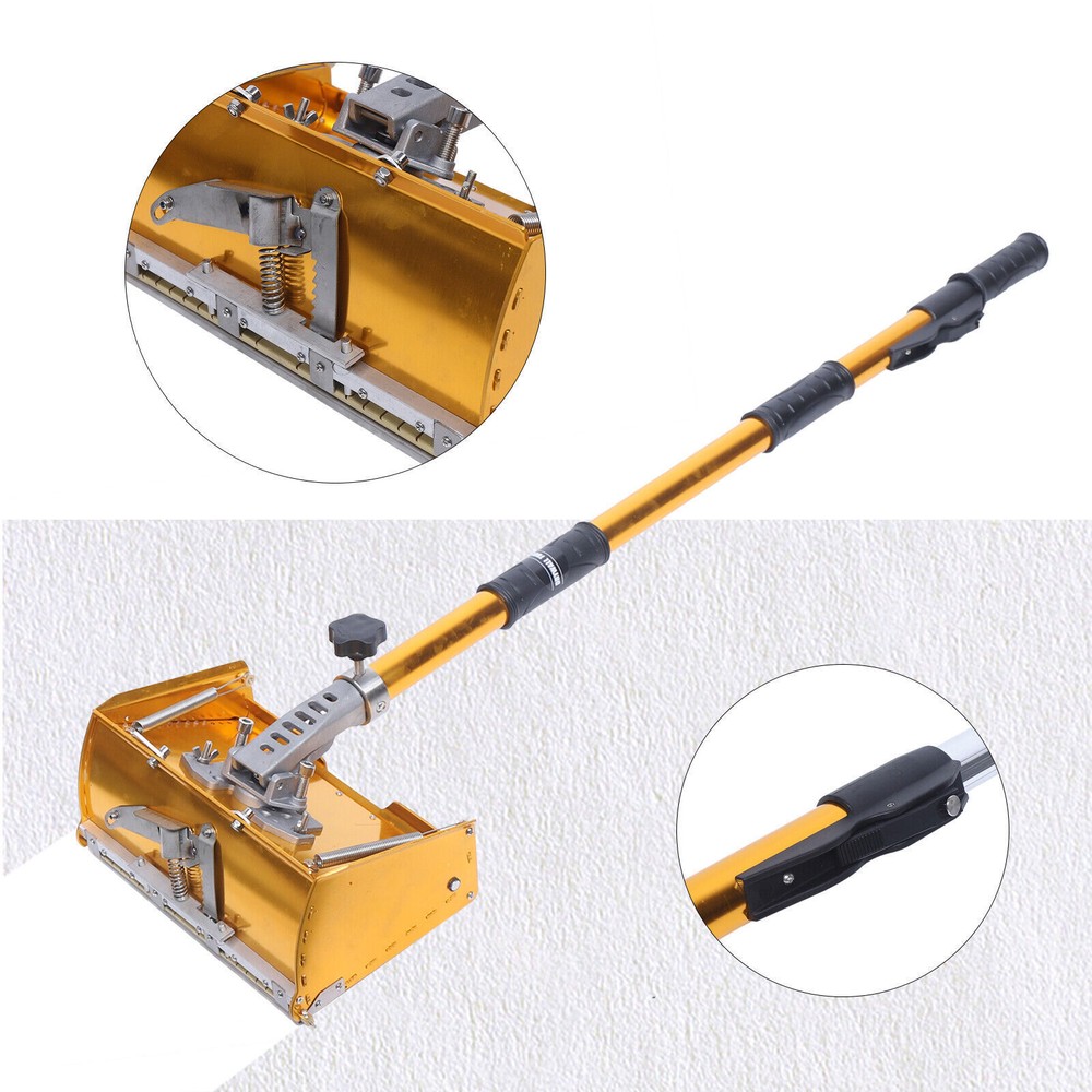 Drywall Flat Finishing Box Tool With Adjustable Rod 3.44-5.51ft For Wall Ceiling