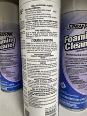 SprayPAK Foaming Cleaner 17oz Aerosol Disinfectant Cleaner 1 Can