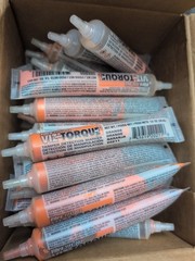 Lot of 30 Vibra-Tite 202 Viz-Torque Orange Tamper Detection Marker Tubes