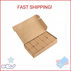 jijAcraft 1000Pcs Price Tags, Brown Clothing Tags for Retail, Small Kraft Paper