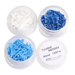 Dental Tulwar Wedges Sectional Matrix System Plastic Diastema Wedge Refill 40Pcs