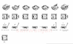 QFN8 WSON8 MLP8 MLF8 DFN8 TO DIP8 socket/adapter for both 6*5MM and 8*6MM ICs
