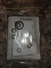 Fluke 700PTP Pneumatic Pressure Test Pump Kit w/ O-Rings, 600 psi.