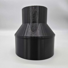 Woodstock W1044, 4in To 2.5in Reducer, Black 70136 4inch To 2.5inch, 4″ to 2.5″