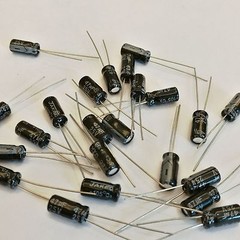 US Stock 50pcs Electrolytic Capacitors 47uF 47mfd 25V +105℃ Radial 5 x 11mm