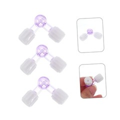 10Pcs 2-Way Valve Medical Disposable Adapter With Cap Protection For Medical Use