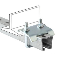 4 Pcs Strut Beam Clamp for 1-5/8″ Strut Channel, 1100 lbs Load Capacity (Each…