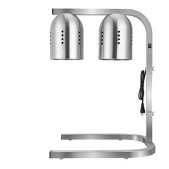 Commercial Food Heat Lamp with 500W Bulbs for Food Restaurant Kitchen