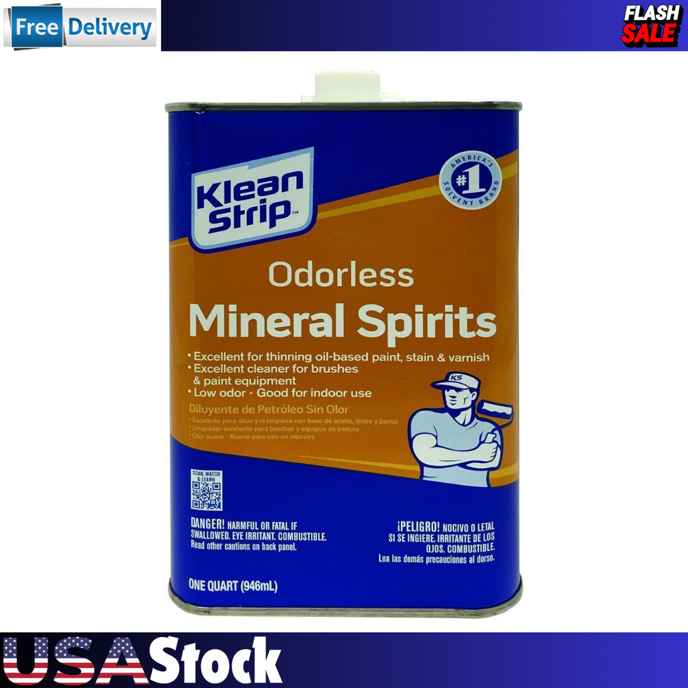 Klean Strip Odorless Mineral Spirits 1 Quart