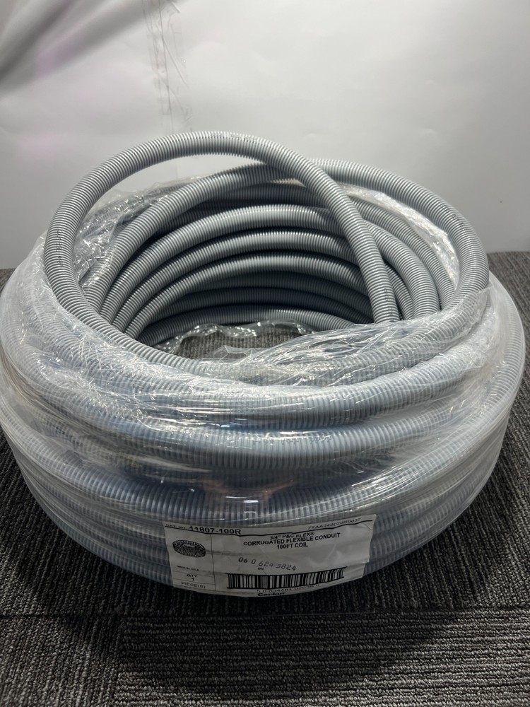 ABB Carlon 11807-100R 100FT Coil 3/4″ P&C Flex Corrugated Flexible Conduit
