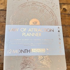 Law of Attraction Planner 12-Month Undated Journey To Creating A Dream Life